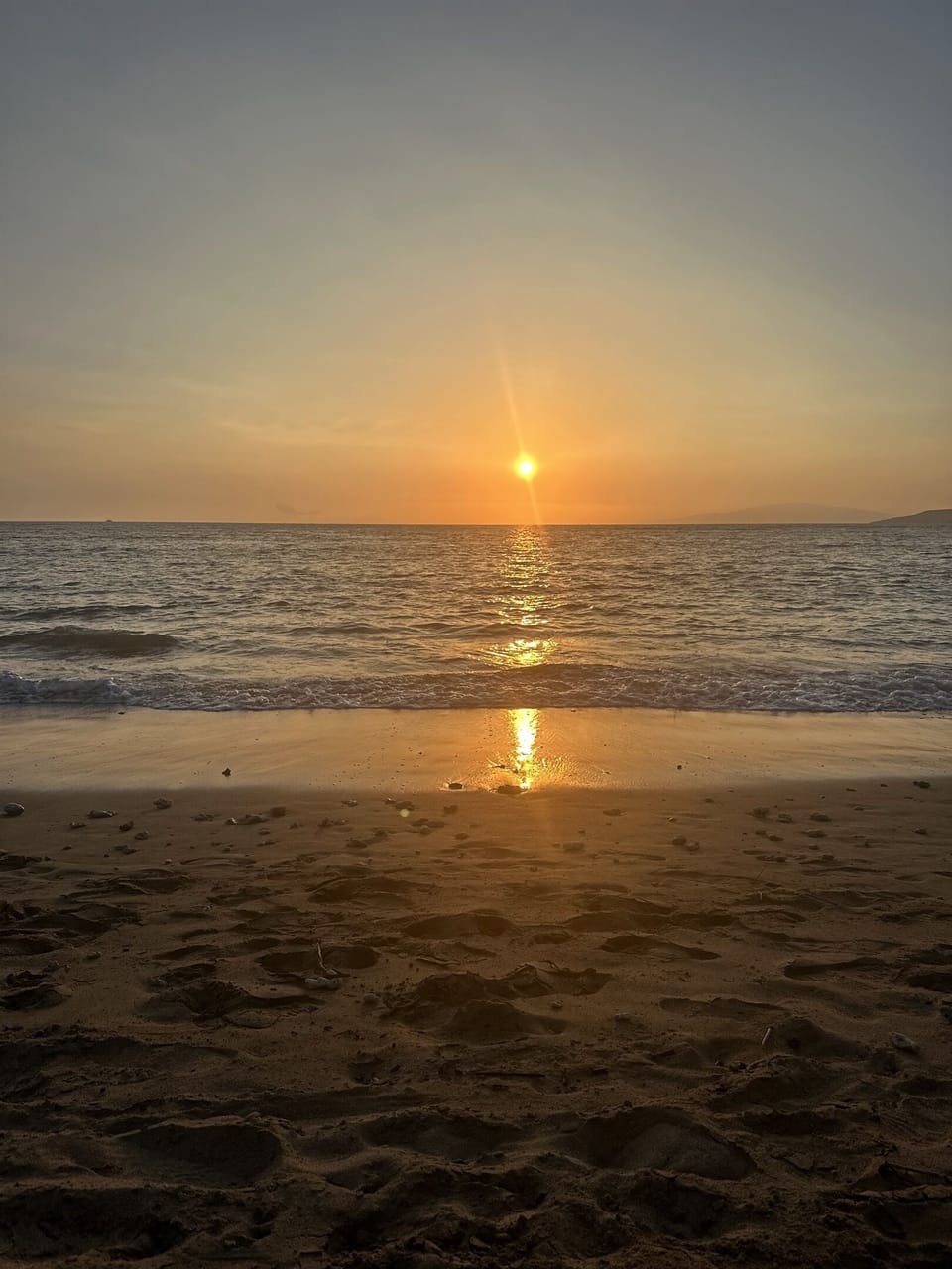 A short walk to the beach in front of the resort gives you a front row seat to beautiful sunsets
