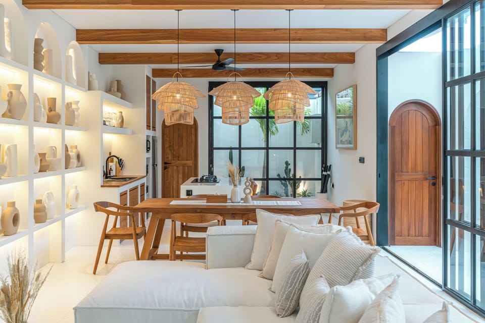 Luxury Villa, Balcony, Pool View | Living room