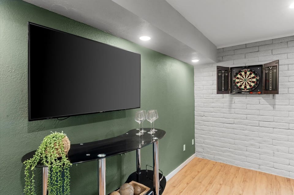 Then kick back with a movie or show on the smart TV-the perfect balance of fun and comfort