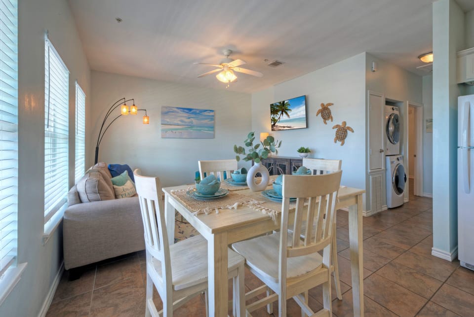 Dining and kitchen area. (Over Board)