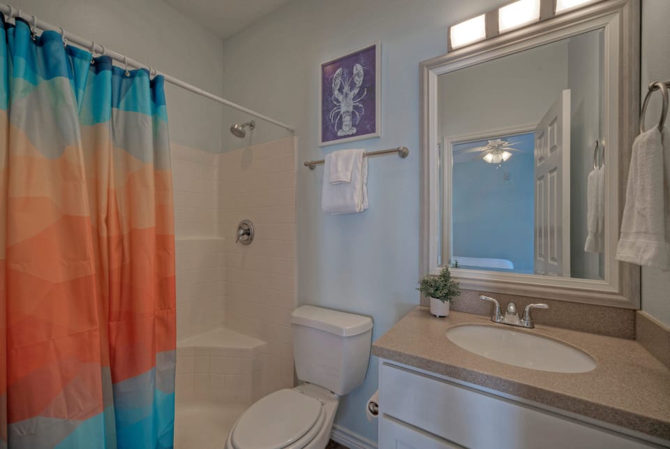Ensuite bathroom features a shower. (Costa Bahia 208)