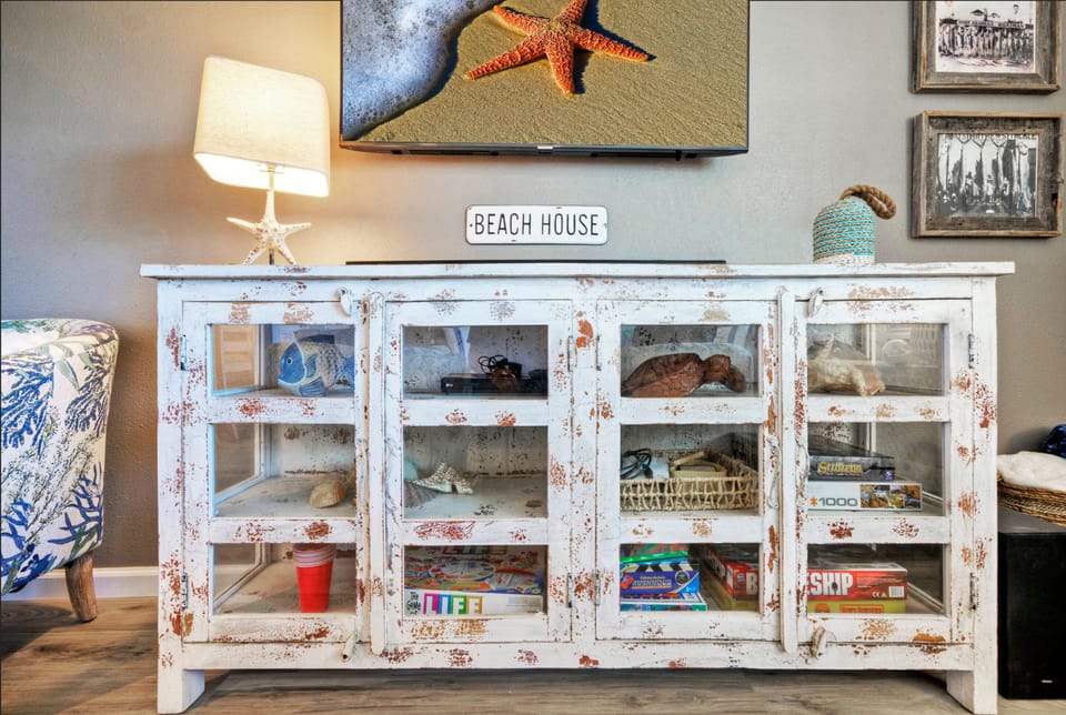 Board games & display. (Blue Water Bliss)