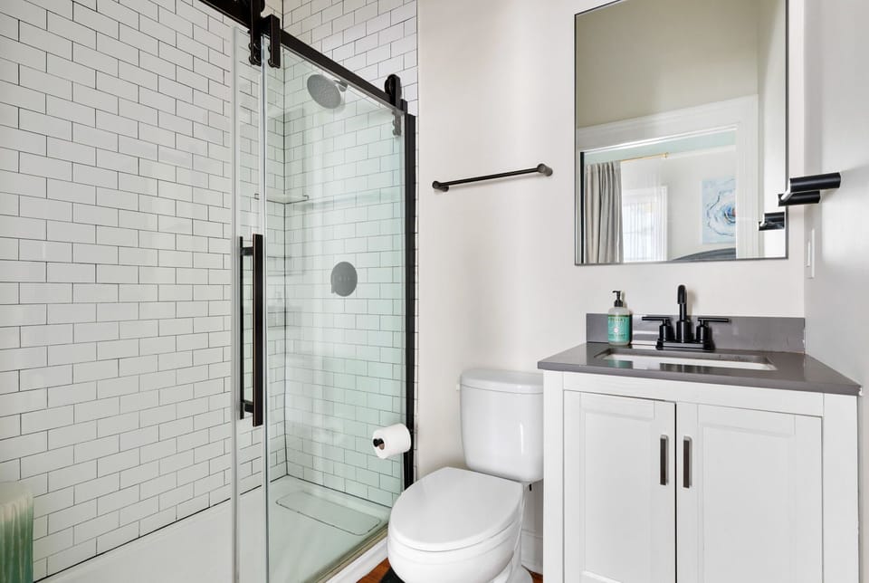 Let the water wash off more than just the day.