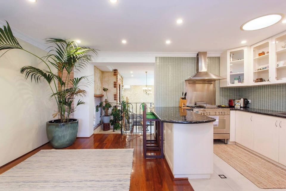 Kitchen area and sitting room