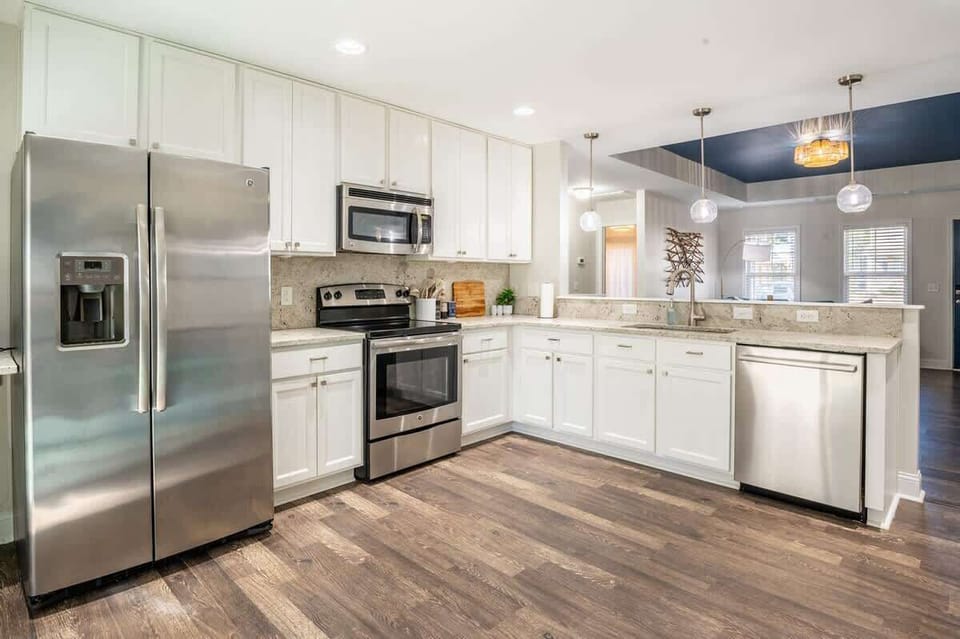 Kitchen with Granite Countertops