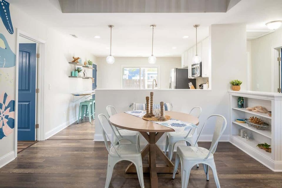 Open Floor Plan Kitchen Dining Living