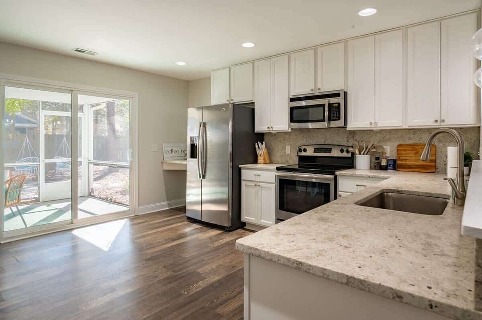Totally Remodeled Kitchen with Granite Counters