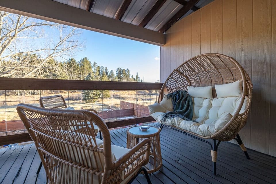 Relax, recharge, and take in the beauty of nature from this cozy corner.