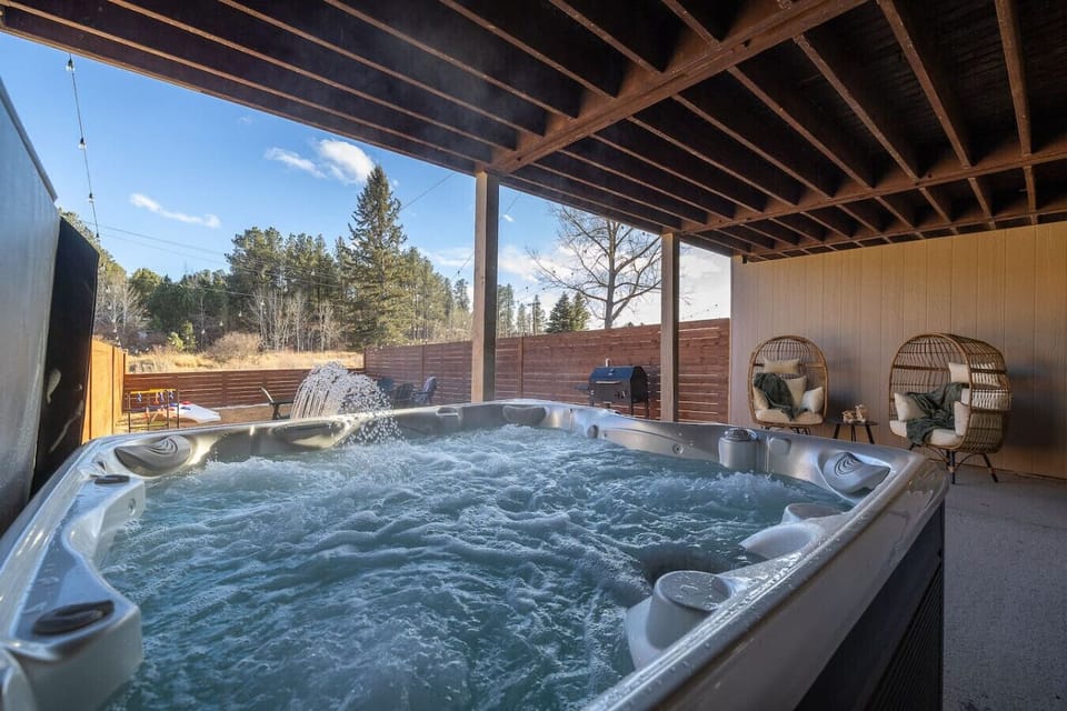 Step in, unwind, and let the bubbling water work its magic.