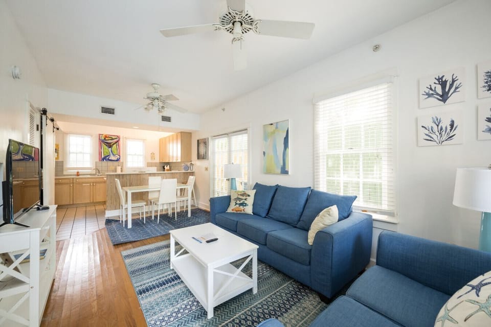 Poolside Suite Kitchen and Living Area
