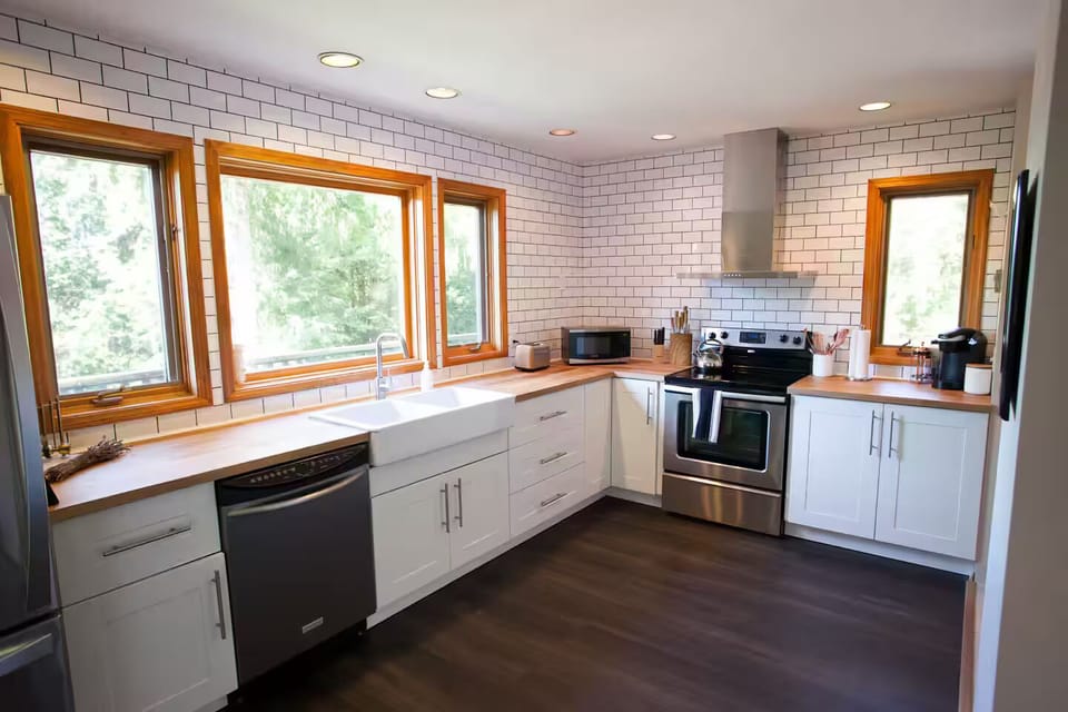 Recently renovated kitchen 