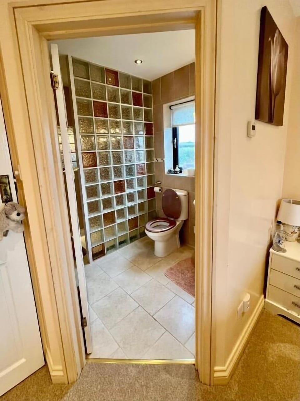 King en-suite Room with Balcony, Countryside View, Non Smoking | Bathroom | Hair dryer, slippers, towels, soap