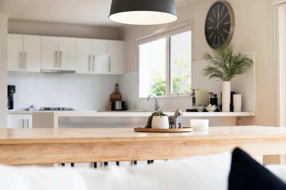 A true escape with thoughtful styling that creates an effortless holiday vibe
