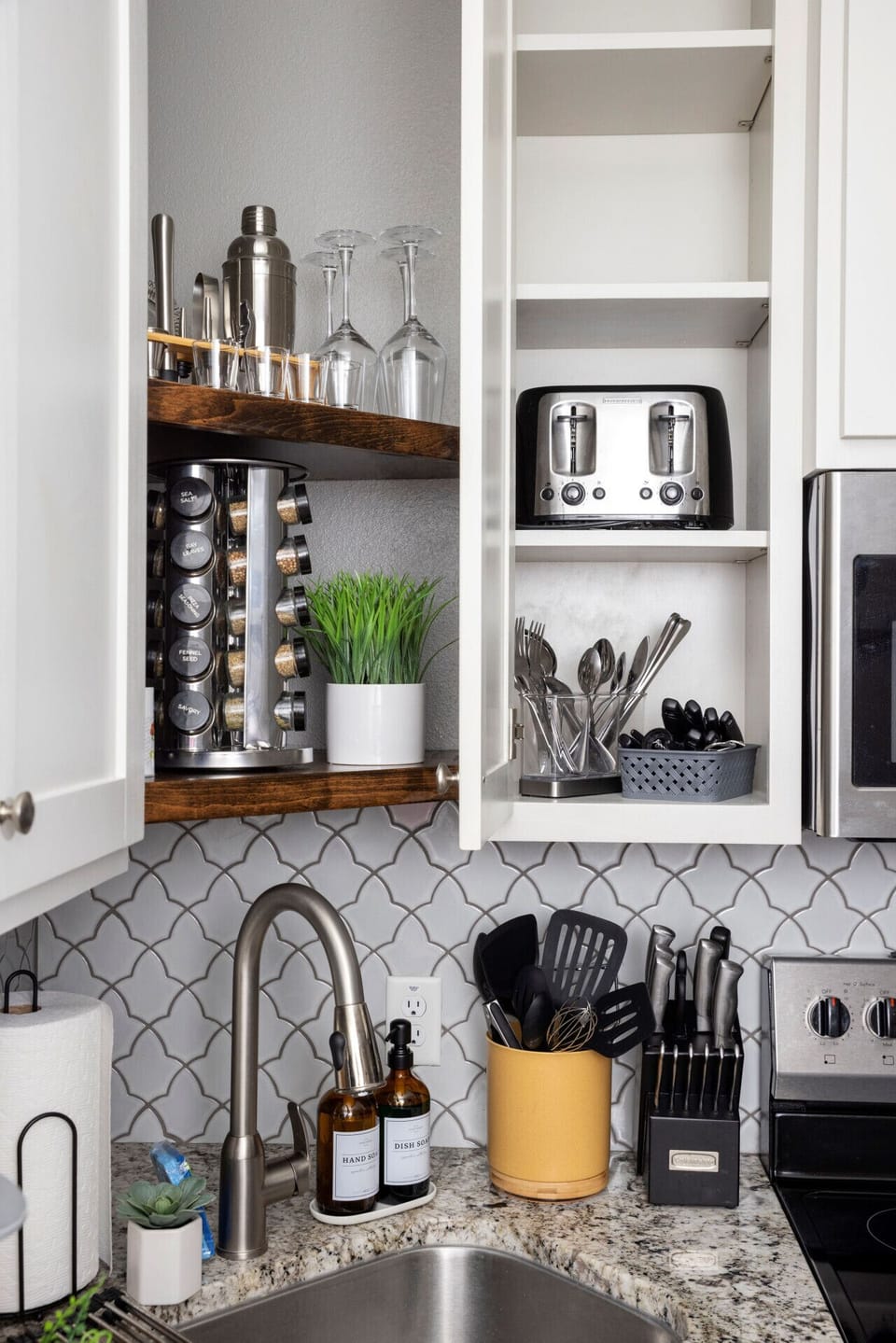 Gourmet Kitchen: Create culinary delights with premium appliances and ample cooking essentials.