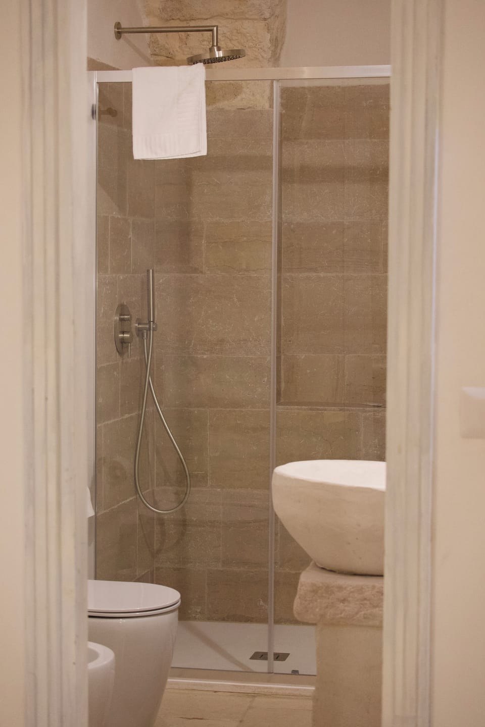 Superior Triple Room | Bathroom | Shower, hair dryer, bidet, towels