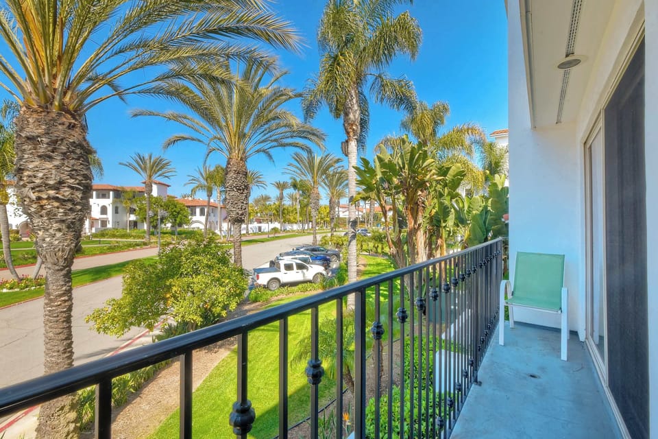 Balcony off of the bedroom 