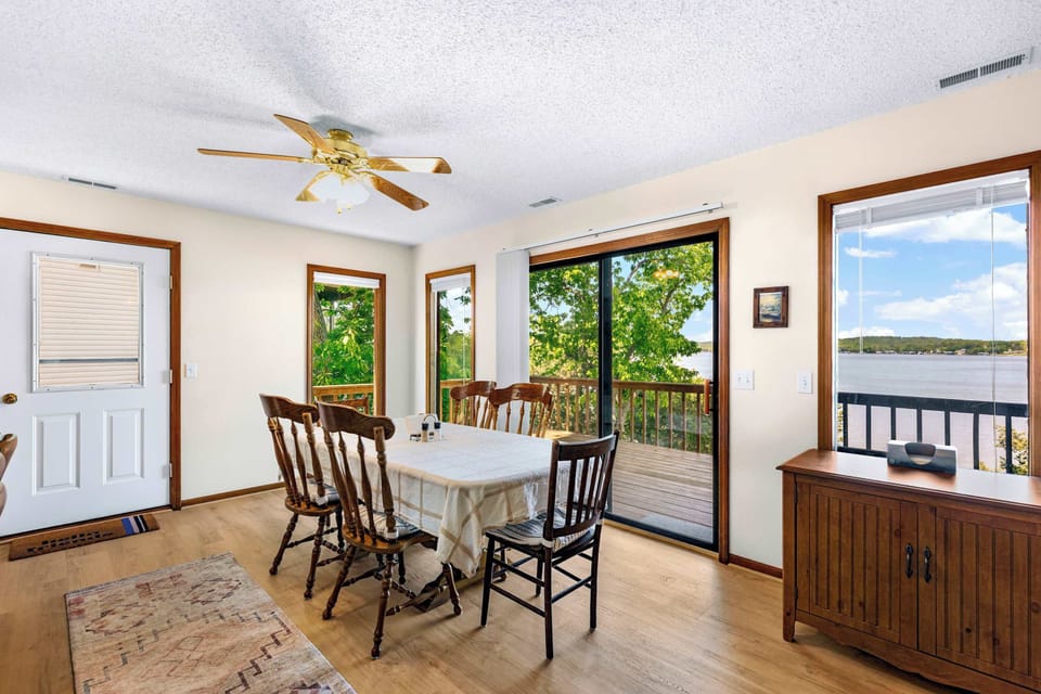 Make mealtime memories together at the dining table, seating 6