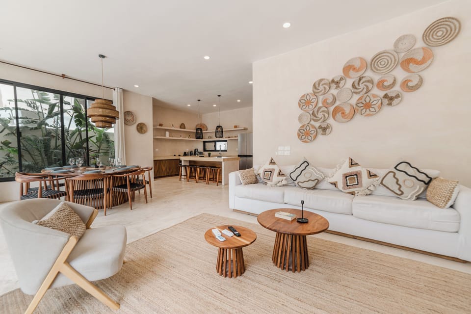 Deluxe Villa, Balcony, Pool View | Living area | Flat-screen TV