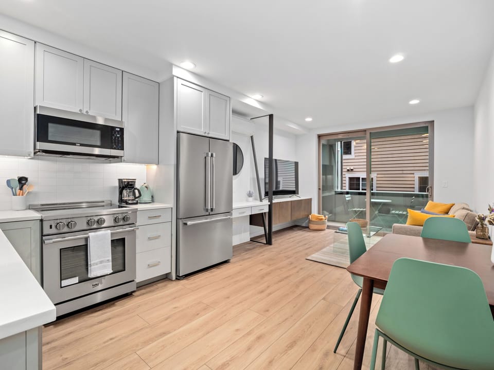Kitchen and dining space