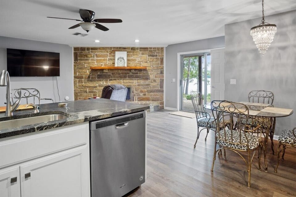 Lower Level Living with Dining and access to a Patio