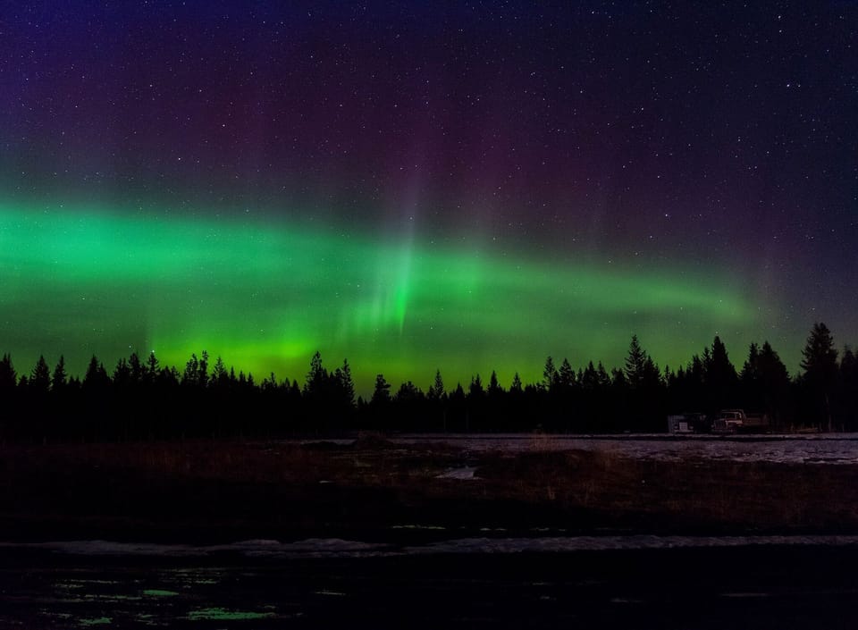 northern lights often visible