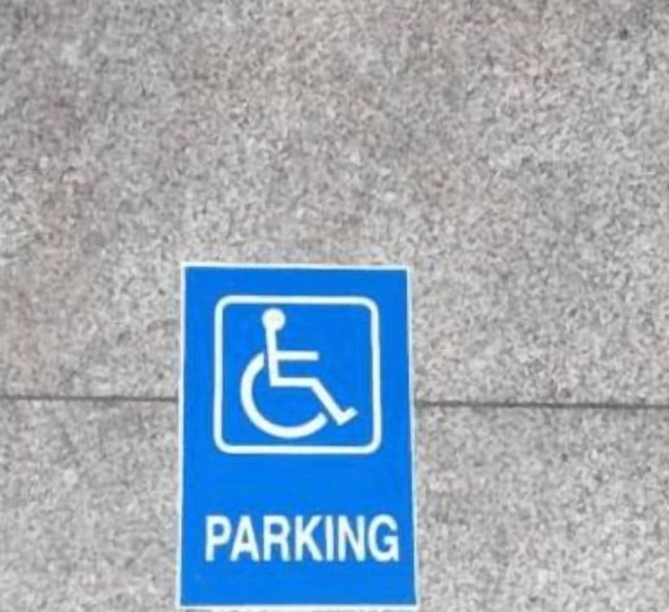 Access Friendly parking spot