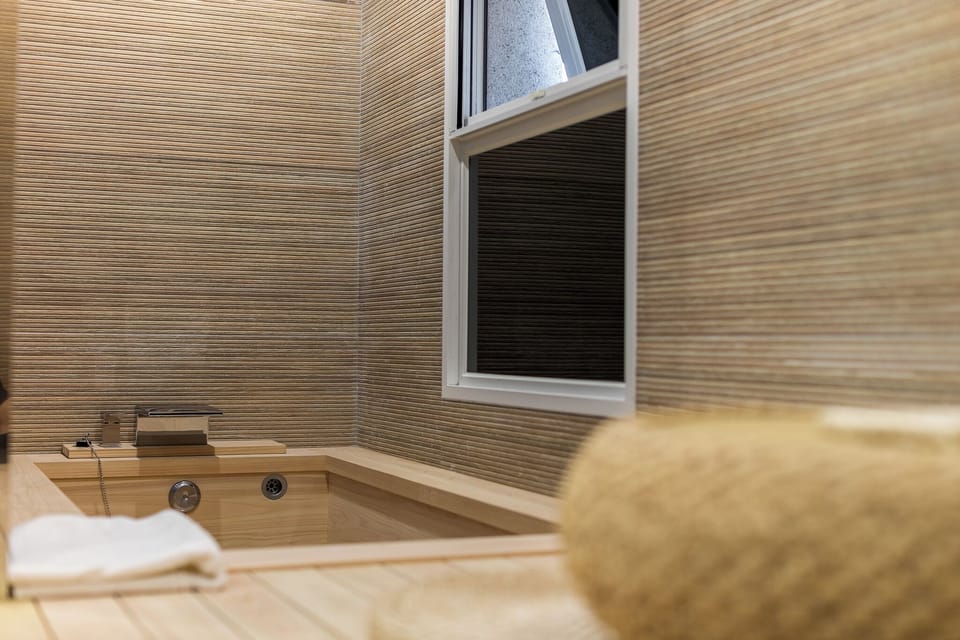 Pyeonbaek | Bathroom | Hair dryer, bathrobes, bidet, towels