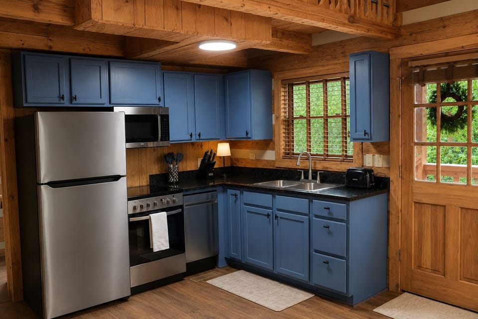 Kitchen with new appliances