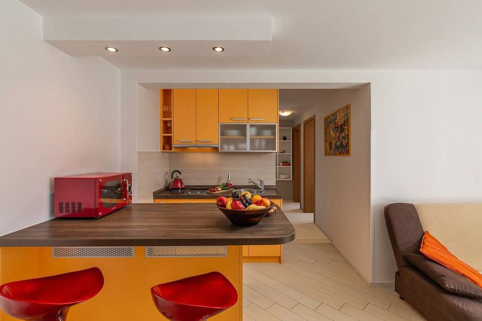 Living room (bar, kitchen, hallway)