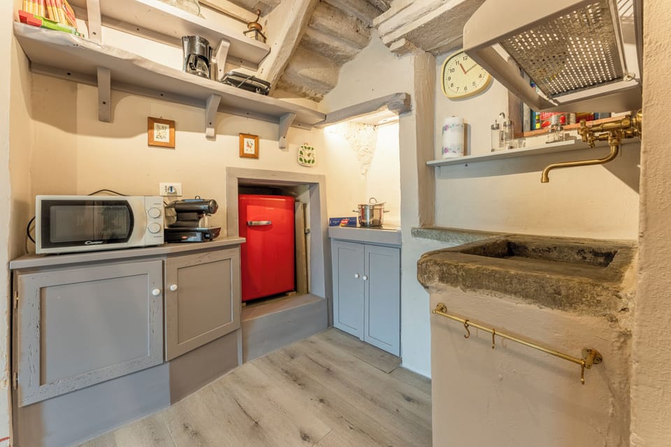 House, Patio, Garden View | Private kitchen | Fridge, microwave, oven, stovetop
