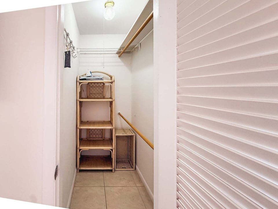 Organized shelving & ample storage for extended stays.