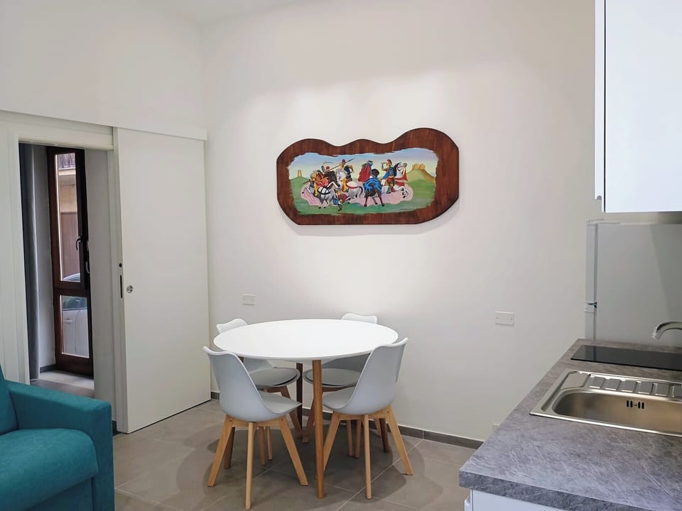Deluxe Apartment, 1 Queen Bed with Sofa bed | Living area | TV
