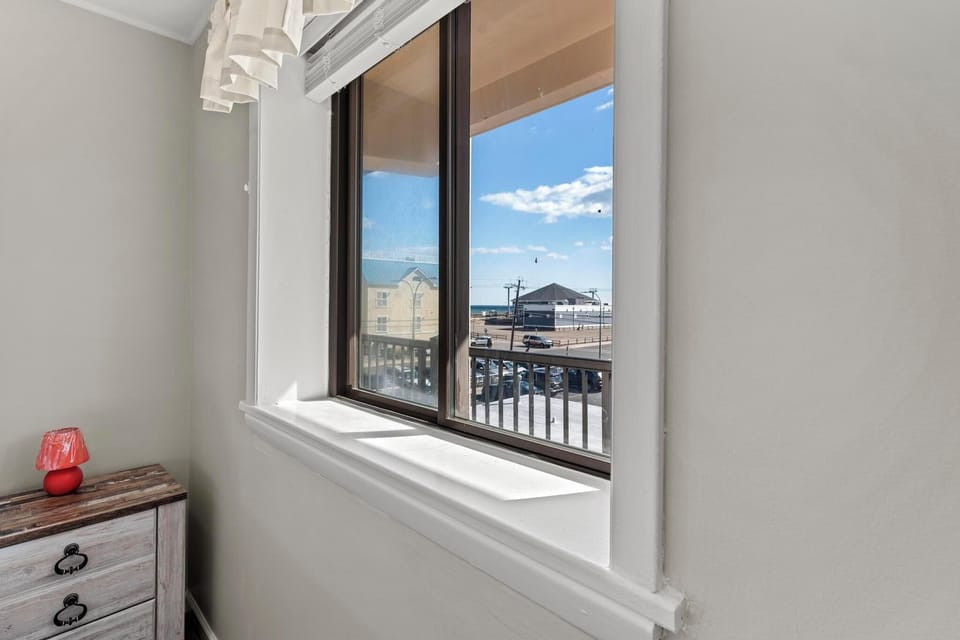 Ocean view window from 2nd Bedroom