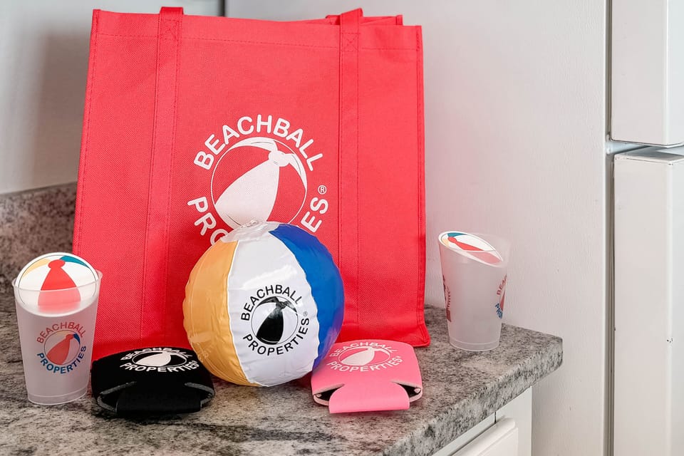 Beachball swag bag!