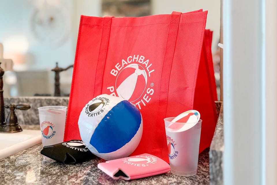 Beachball swag bag!