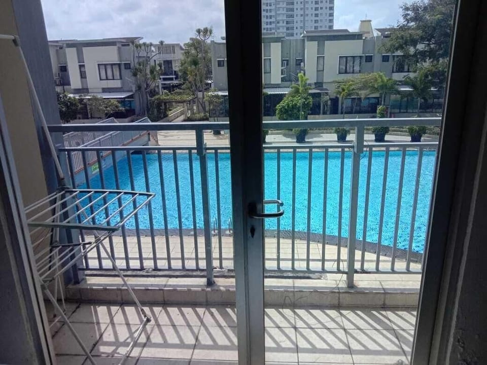 Family Apartment, 1 Bedroom, Balcony, Pool View | View from room