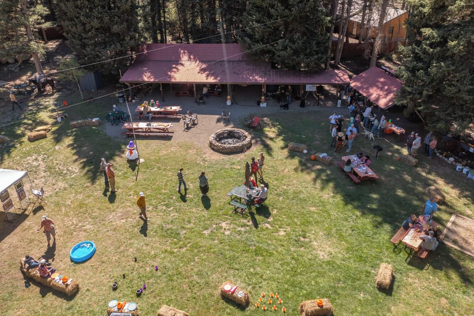 Celebrate outdoors with wide-open lawn and shaded gathering spots.
