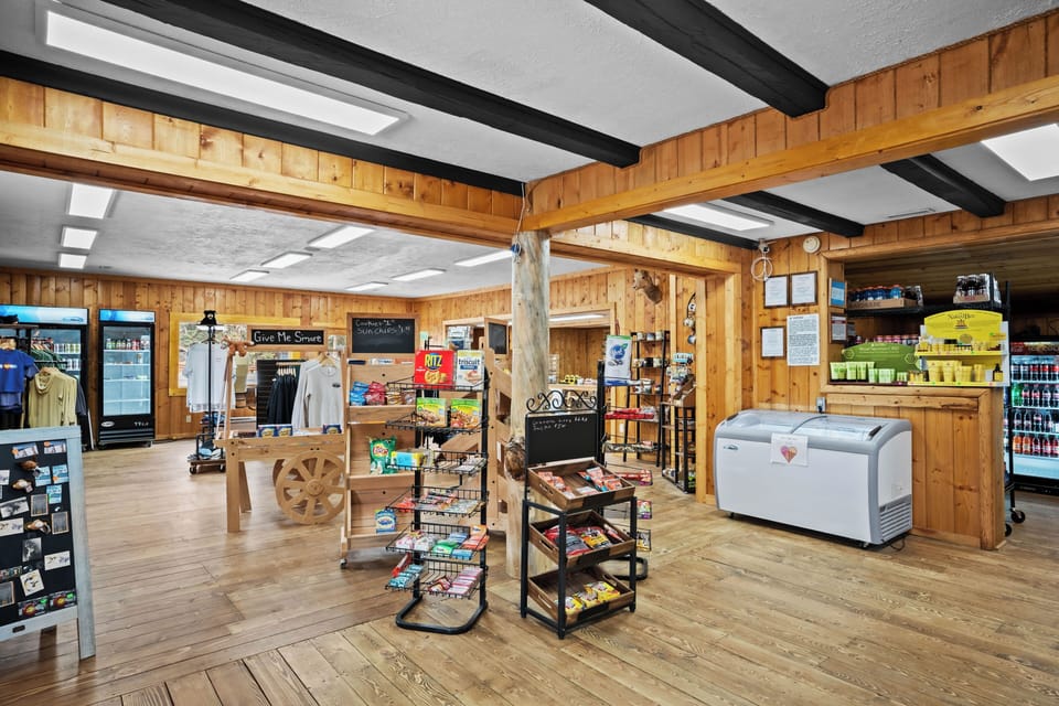 Browse handy essentials and local goodies without leaving property.