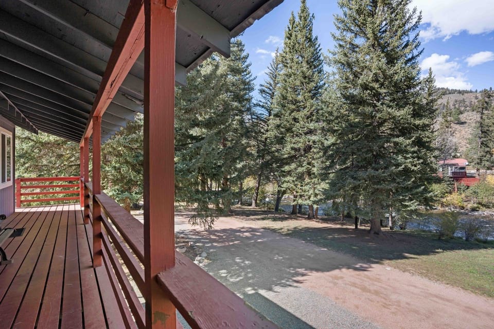 Breathe in fresh mountain air with peaceful riverside views.