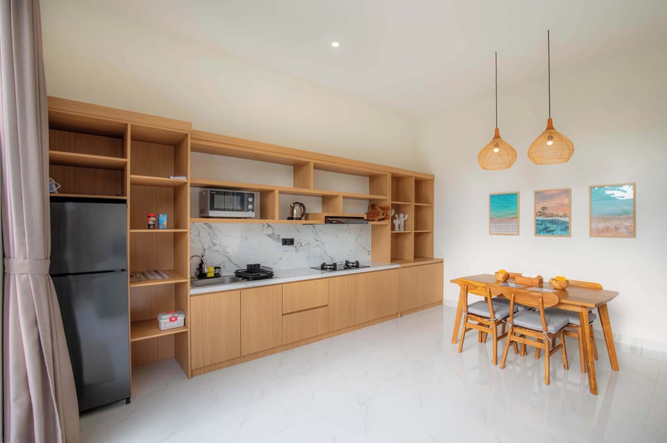 Family Villa, 2 Bedrooms, Private Pool, Pool View | Private kitchen | Electric kettle