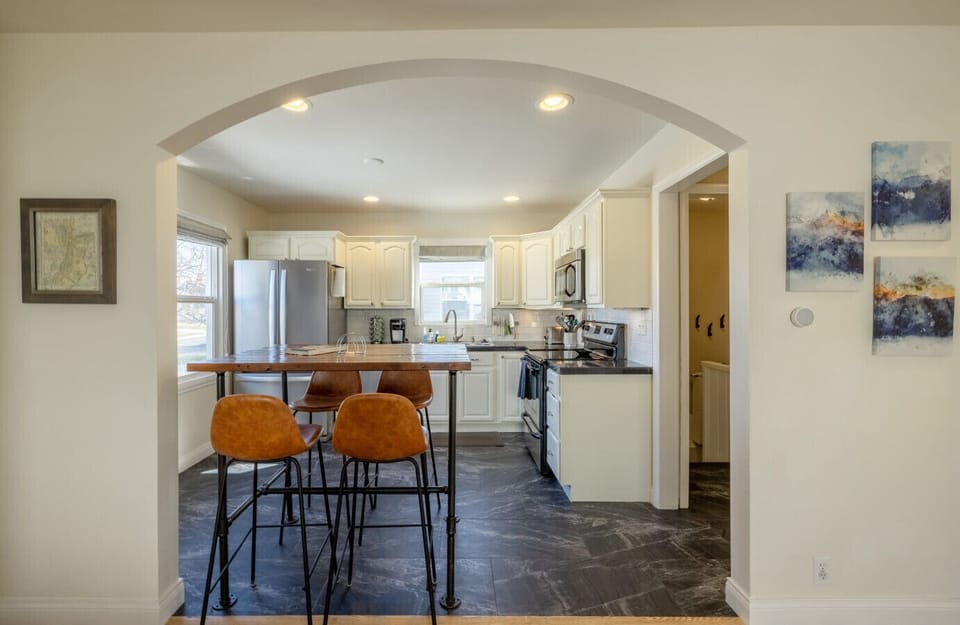 Fully stocked kitchen