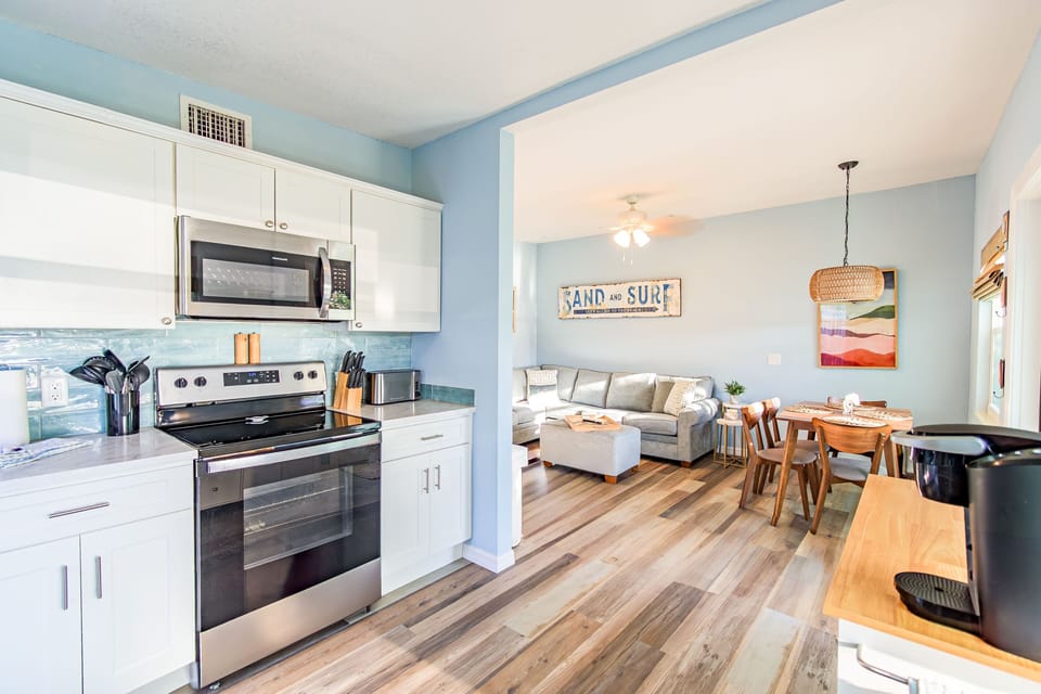 Kitchen off Living Room
