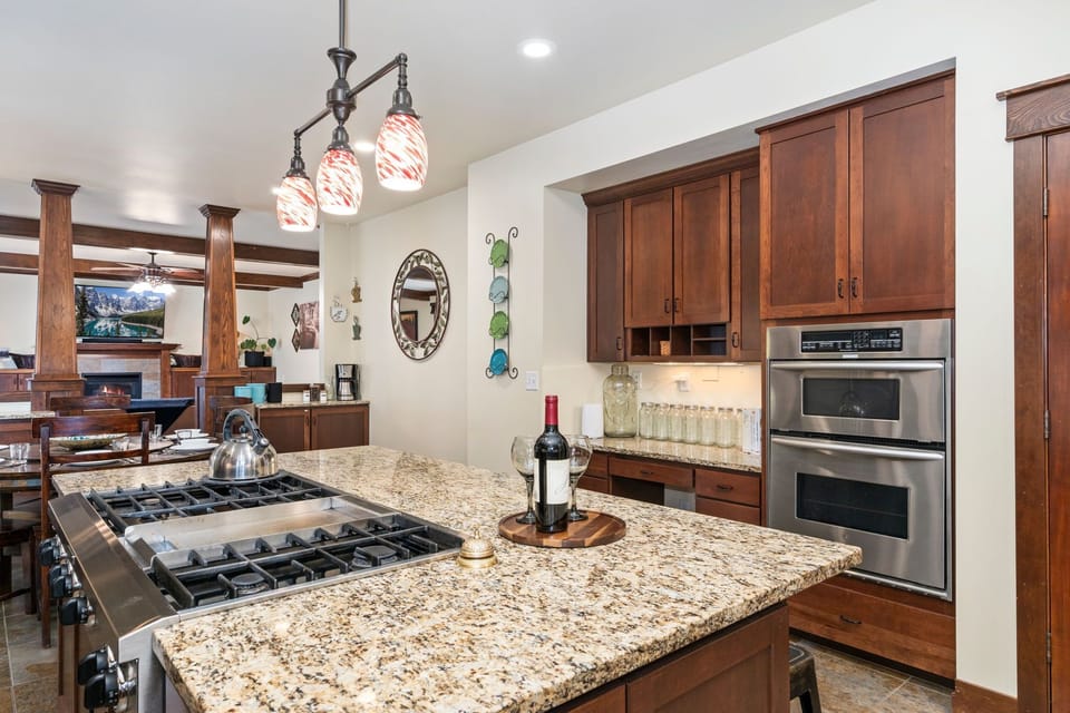 Chef's Kitchen | Stainless Steel Appliances and Kitchen Island (main level)