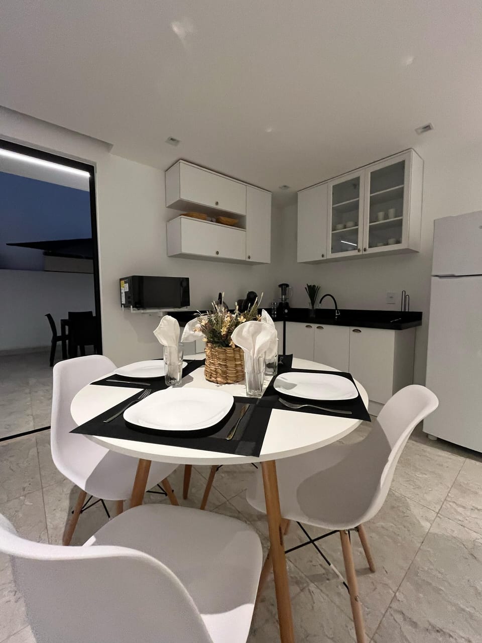 Family Studio, 2 Bedrooms, Kitchen, Pool View | Private kitchen | Espresso maker, electric kettle