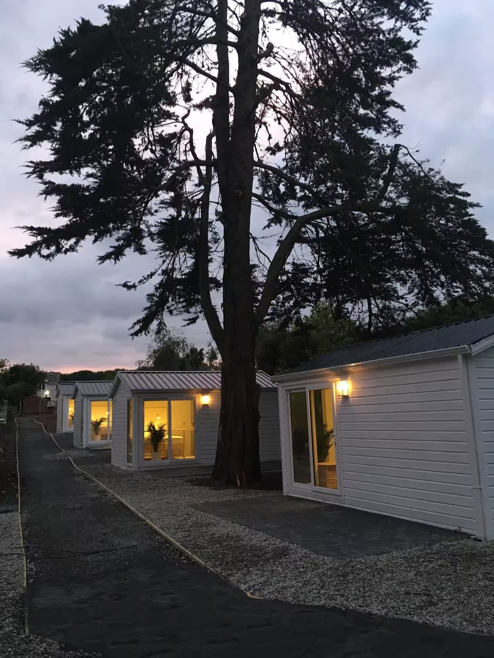 Front of property - evening/night
