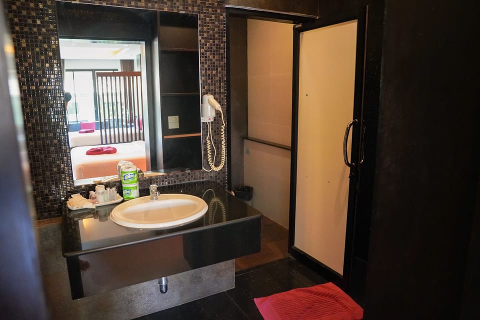 Triple Room | Bathroom | Hair dryer, towels, soap, shampoo