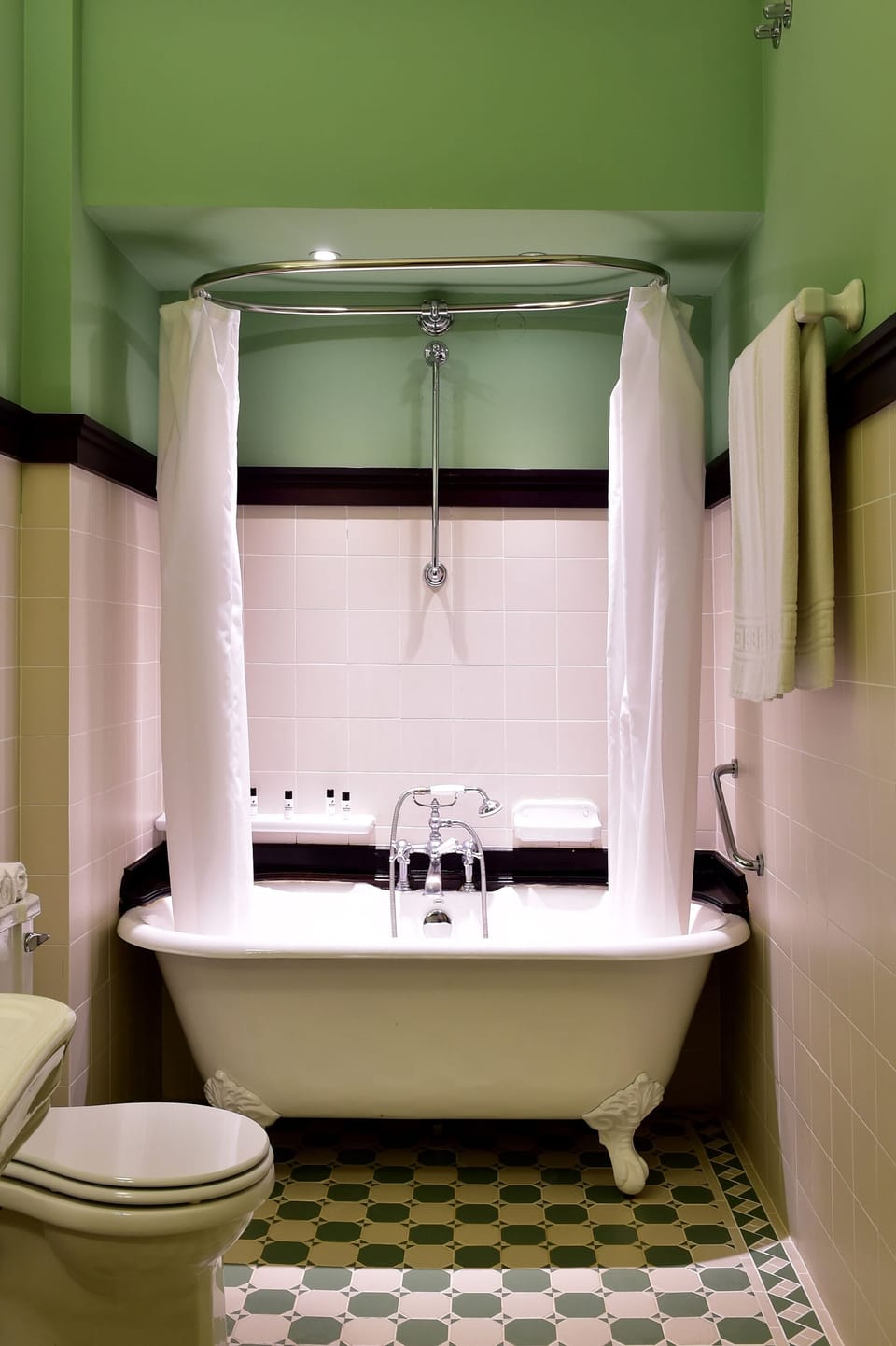 Bathtub, eco-friendly toiletries, hair dryer, bidet