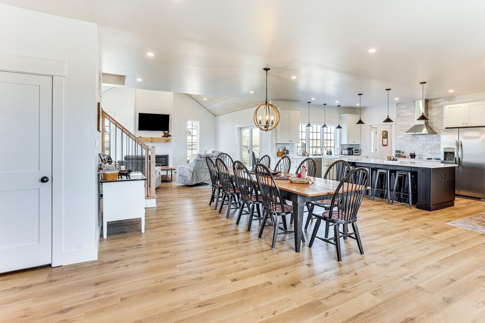 Dining Room | 1st Floor | 2-Story Home | Dishware & Flatware