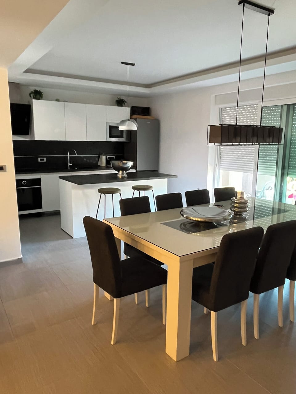 Double or Twin Room, Balcony, Courtyard View | Private kitchen | Full-size fridge, microwave, oven, stovetop