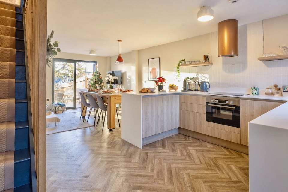 Spacious open plan living
